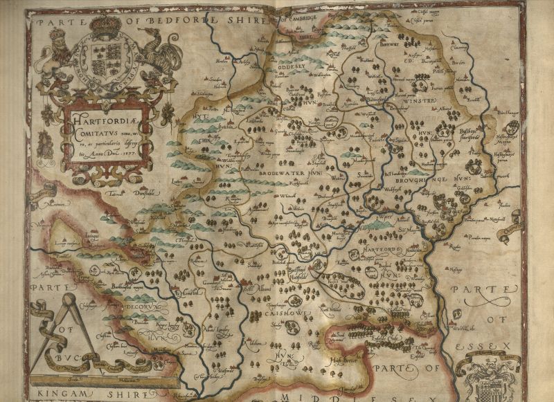 A map of Hertfordshire
