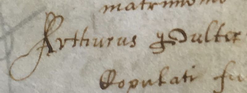 Front cover of Westbury parish register.